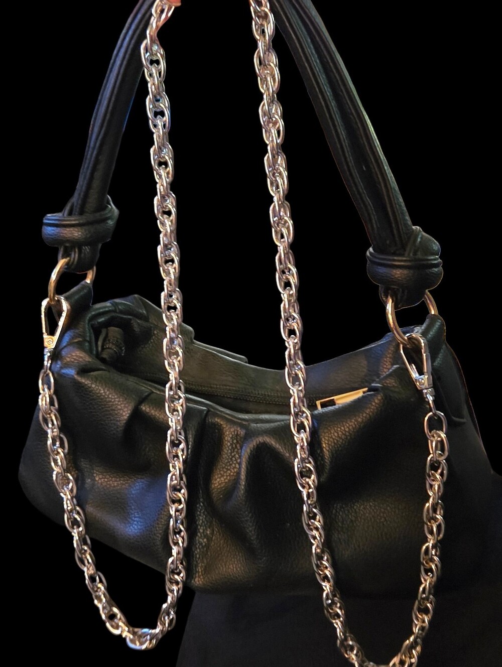 Silver Toned Purse Strap (PURSE NOT INCLUDED)